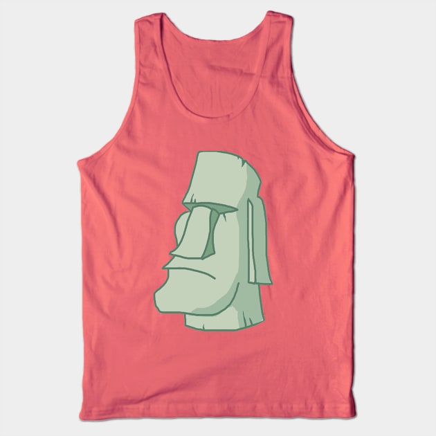 Easter Island Head Tank Top by Radical Rad